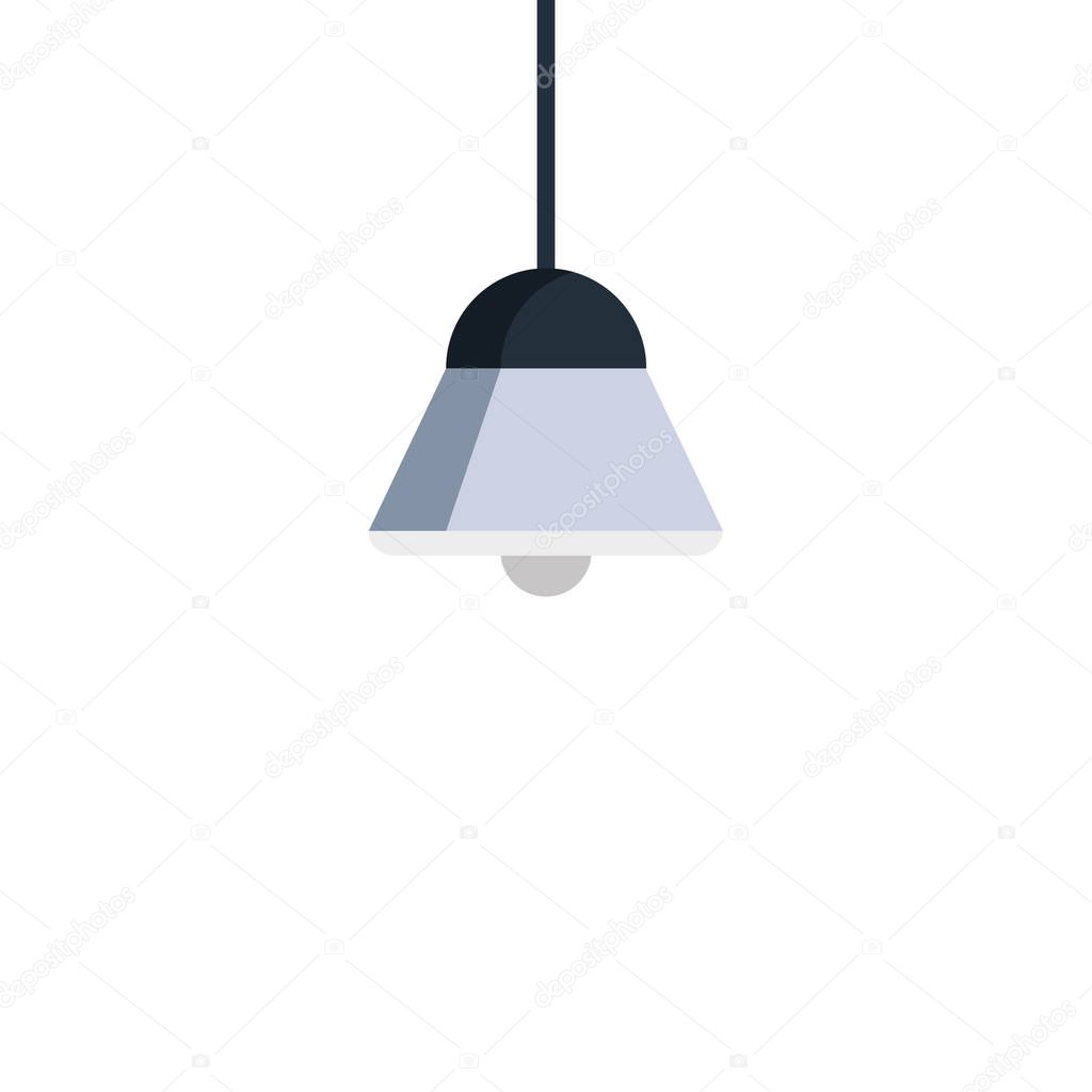 lamp light hanging isolated icon