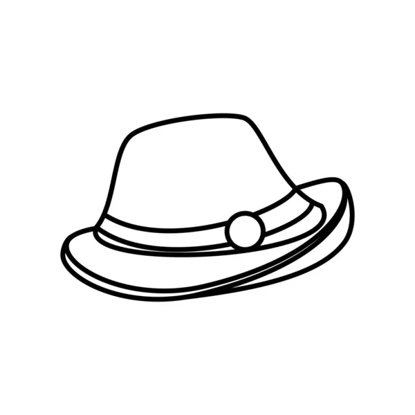 Isolated oktoberfest hat vector design — ストックベクタ