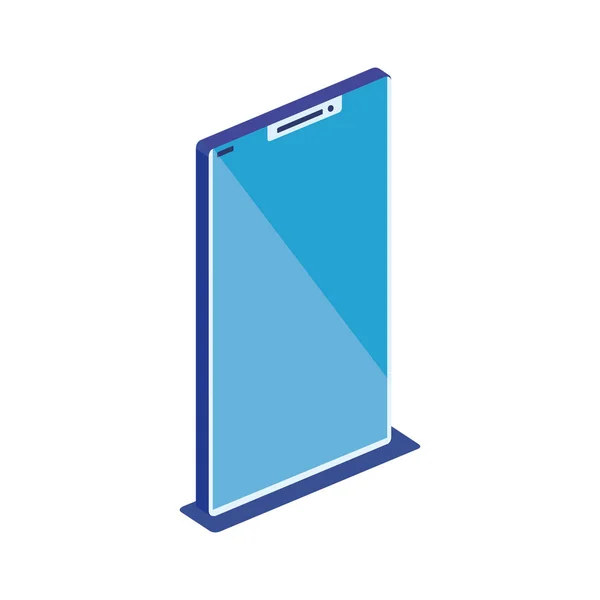 고립된 isometric smartphone vector design — 스톡 벡터