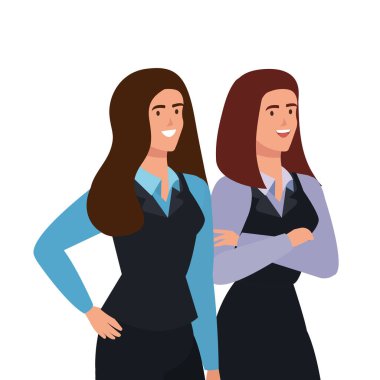 iş kadın zarif avatar karakter