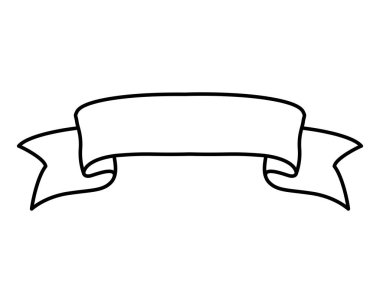 kurdele çerçeve dekorasyon izole simgesi
