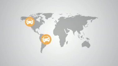 pin konumu canlandırmalı harita
