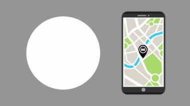 Ulaşım uygulamalı akıllı telefon