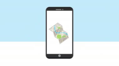 Ulaşım uygulamalı akıllı telefon