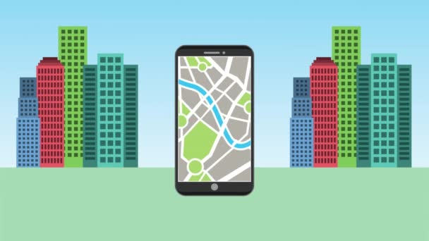 smartphone avec application de transport vidéo 