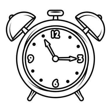 Alarmlı saat pop sanat tarzını uyandır