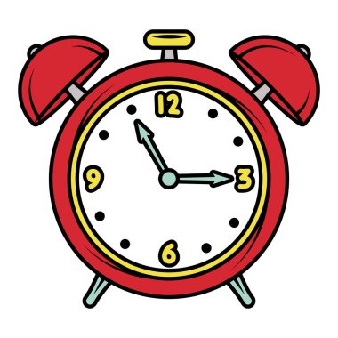 Alarmlı saat pop sanat tarzını uyandır