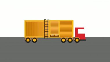 Kamyon aracıyla lojistik servis