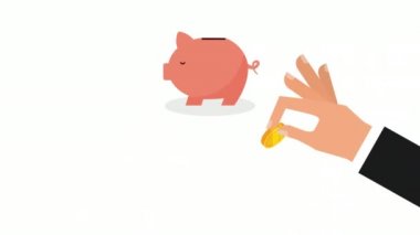 Ekonomi ve finansman domuzcuk tasarruflarıyla el ele