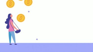 Yağmurlu genç kadın karakteri