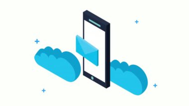 Akıllı telefonlu sosyal medya teknisyeni