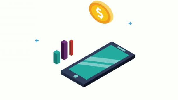 ebusiness enseignement commercial avec smartphone 