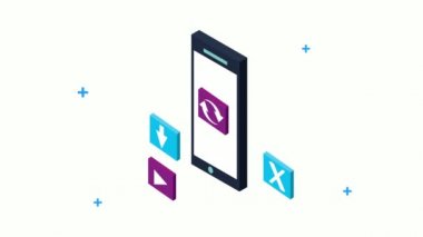 Akıllı telefonlu sosyal medya teknisyeni