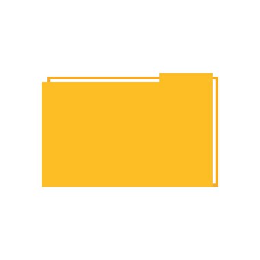 İzole edilmiş dosya simgesi vektör tasarımı