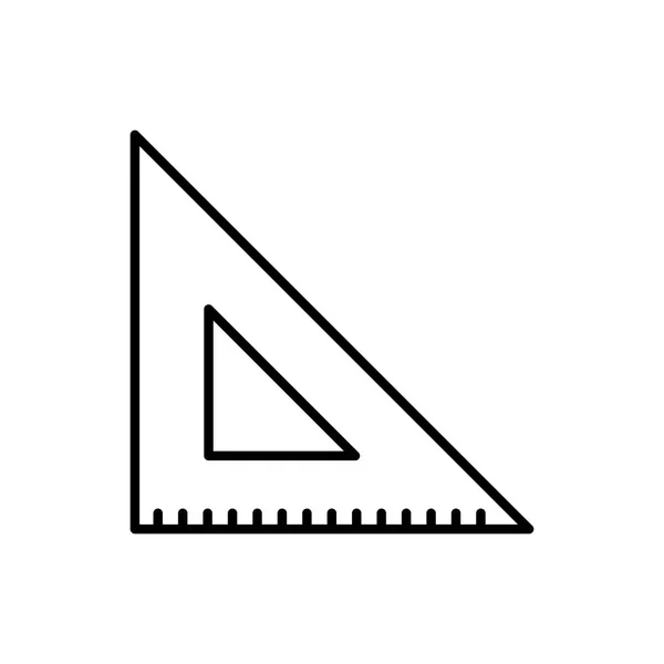 Ізольований будівельний лінійка Векторний дизайн — стоковий вектор