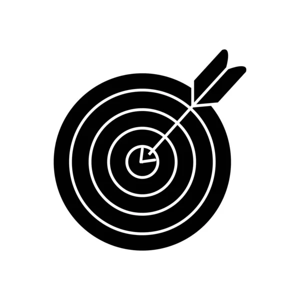 Geïsoleerde target pictogram vector ontwerp — Stockvector