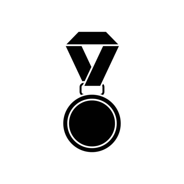 Isolato medaglia icona vettoriale design — Vettoriale Stock