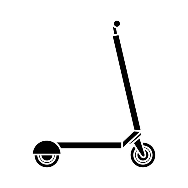 Design de vetor ícone de scooter isolado — Vetor de Stock