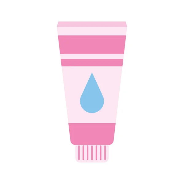 Buis van crème make-up pictogram — Stockvector