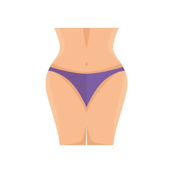 Design de vetor de corpo de mulher isolada —  Vetores de Stock