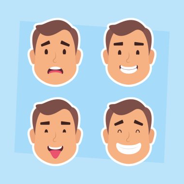 erkek grubu karakterlerle yüzleşir