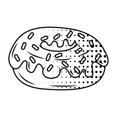 lezzetli tatlı çörek fırın simgesi