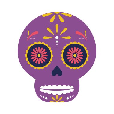 Geleneksel Meksika kafa tasi simgesi