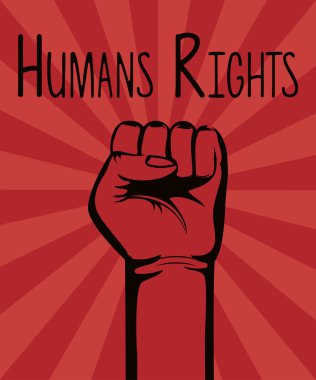 El insan yumruk izole simgesi