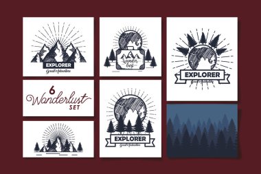 Altı dizayn sahnesi. Gezgin şehvet ve ikonlar.