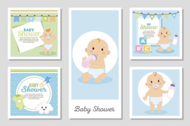 Oğlanlar için bebek partisi tasarımlarını ayarla