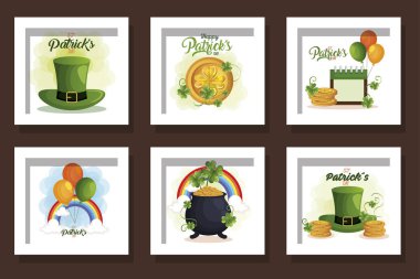 Aziz Patrick Günü ikonlarıyla dolu.