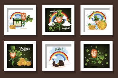 Aziz Patrick Günü ikonlarıyla dolu.