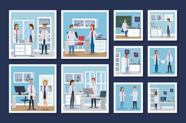 grup bilimi ile laboratuvar sahnelerini paketle