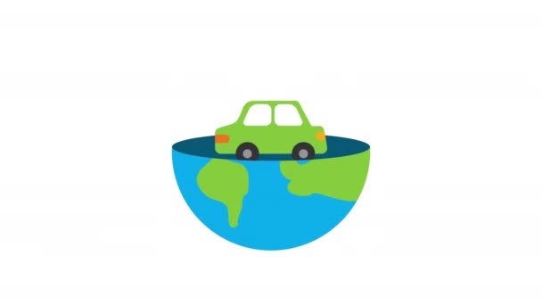 Världen planet jorden miljövänlig — Stockvideo