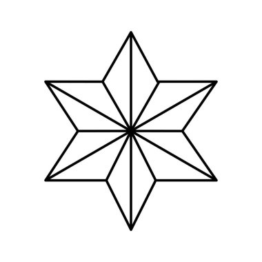 yıldız David satır biçimi simgesi