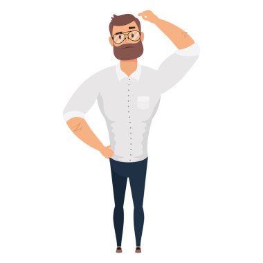 Sakallı genç adam Avatar karakteri