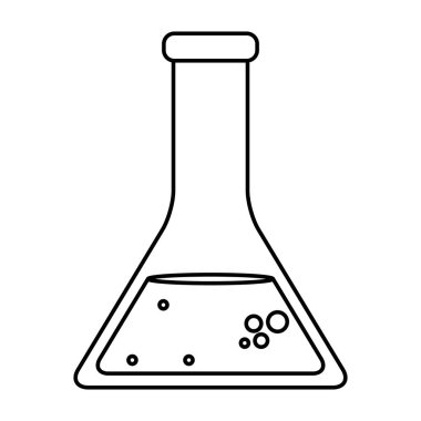 tüp test laboratuarı simgesi izole edildi