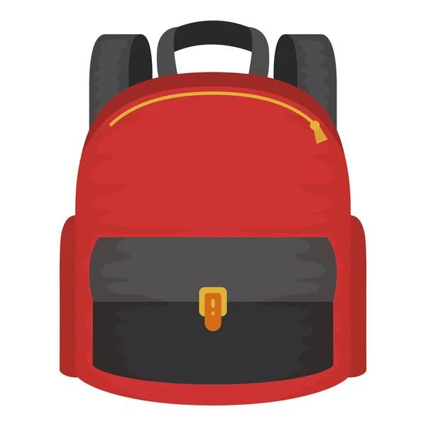 Escuela bolsa equipo aislado icono — Vector de stock