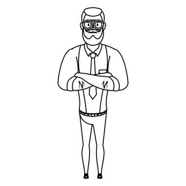 Sakallı genç adam Avatar karakteri