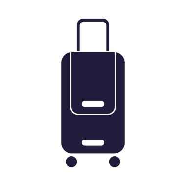 bavul seyahat bagaj simgesi izole