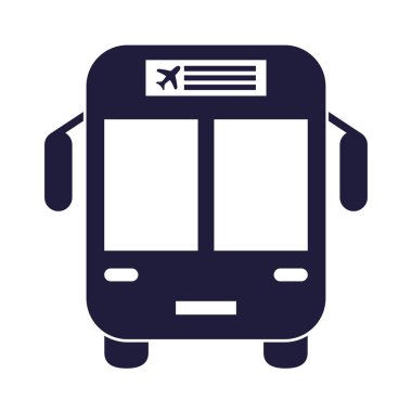 Otobüs Ulaşım izole simgesi