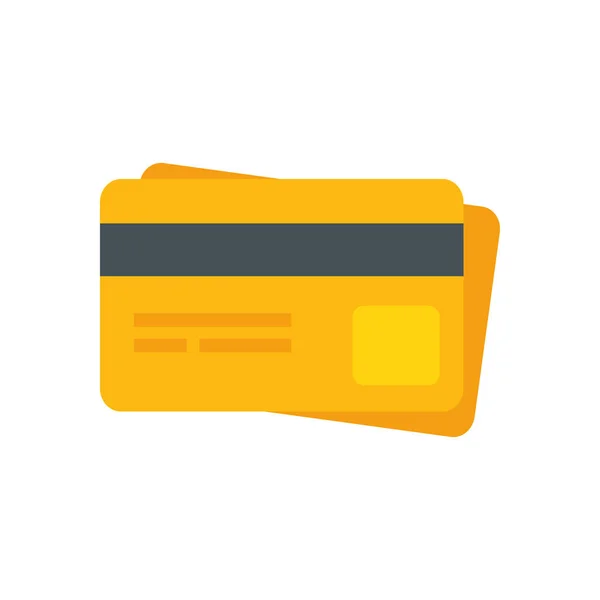 Електронна ізольована іконка кредитної картки — стоковий вектор