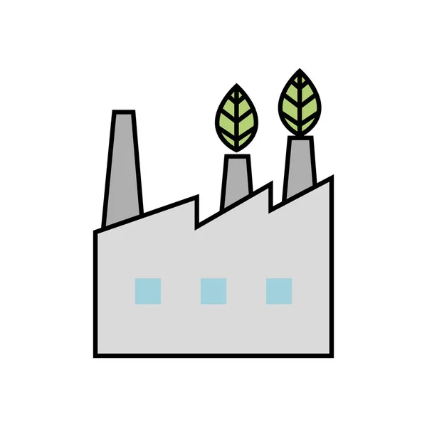 facade of industry friendly ecology icon