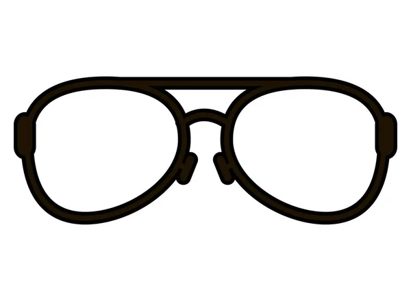 Brille optisches Zubehör isoliertes Symbol — Stockvektor