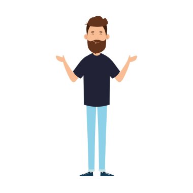 Sakallı genç adam Avatar karakteri
