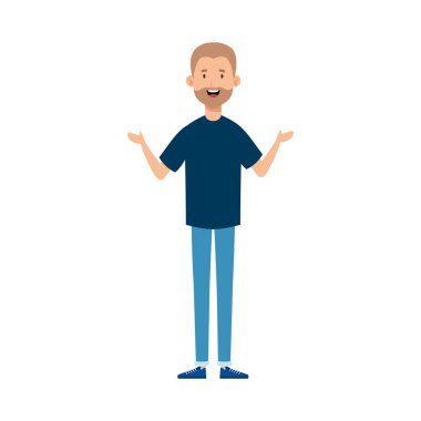Sakallı genç adam Avatar karakteri
