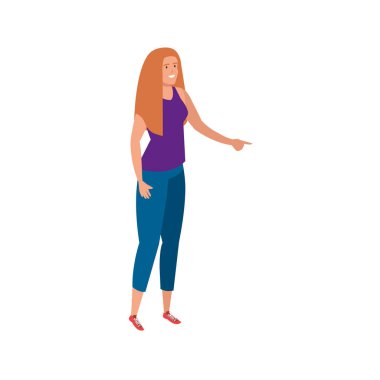 güzel kadın avatar karakter simgesi