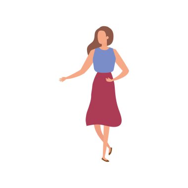 güzel kadın avatar karakter simgesi