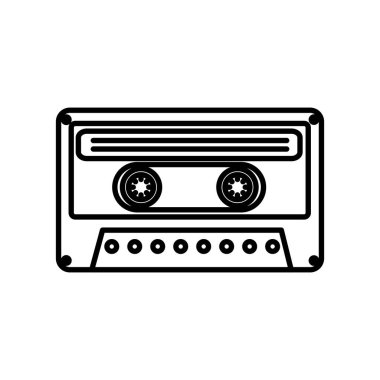 kaset müzik pop sanat tarzı simgesi