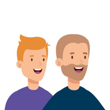 Genç erkekler Avatar karakter simgesi